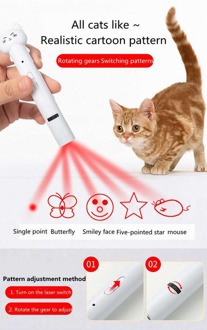 USB Charging Laser Teasing Cat Toys